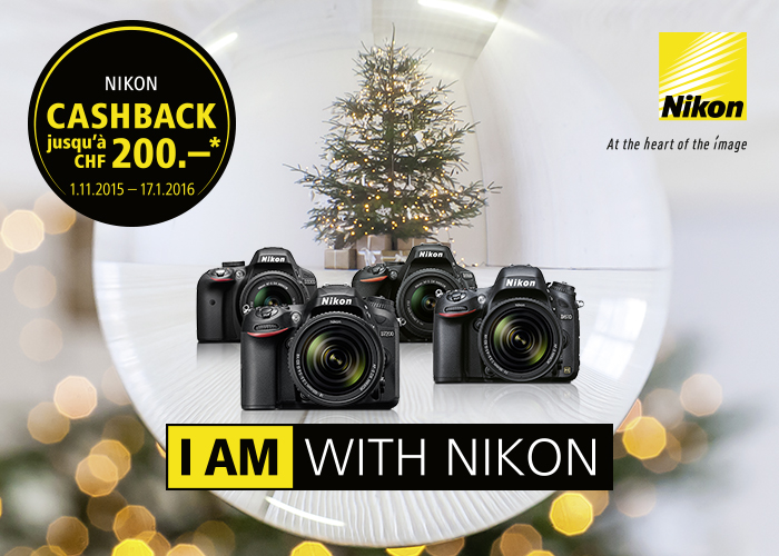 Nikon Swiss Cashback December 2015